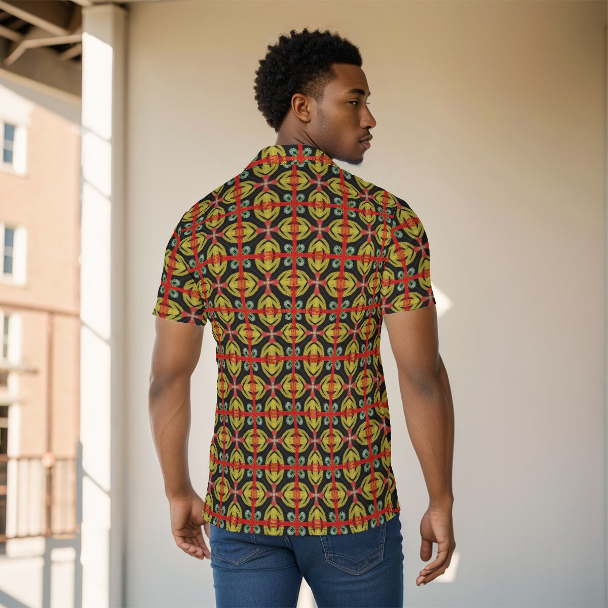 “Utopia” Print Men's Shirt