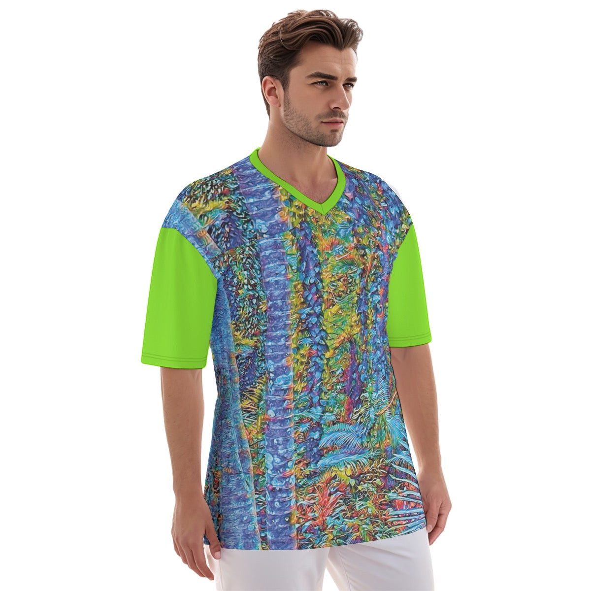 “Flouro Jungle” Men's Football  Jersey