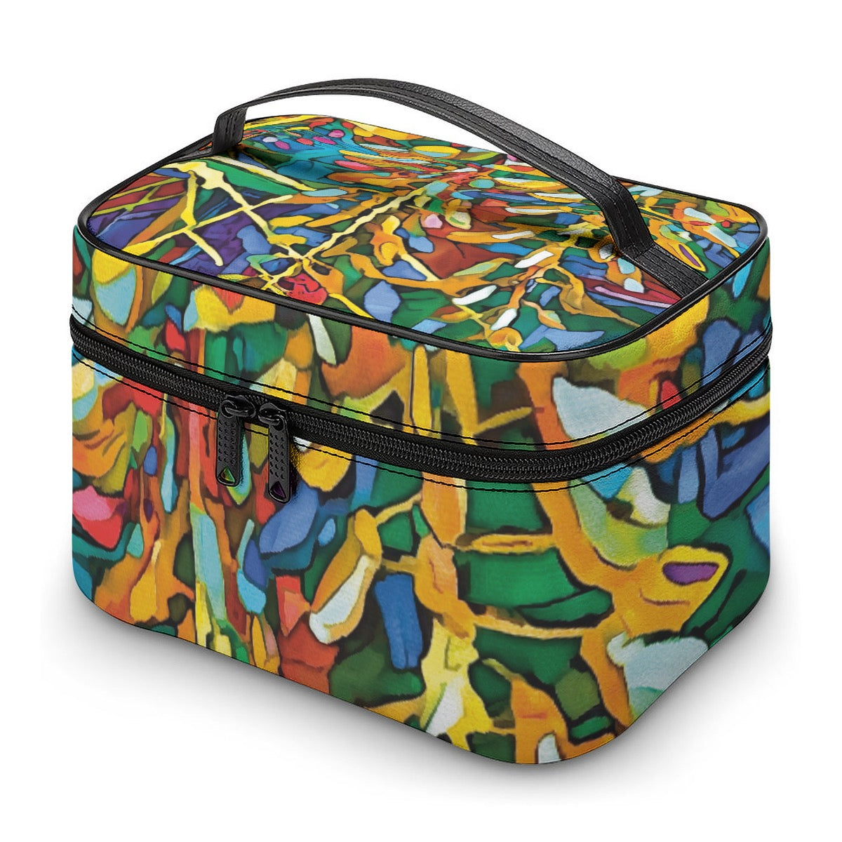“Rainbow Wisteria” Large Capacity Toiletry Organizer Bag
