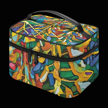 “Rainbow Wisteria” Large Capacity Toiletry Organizer Bag