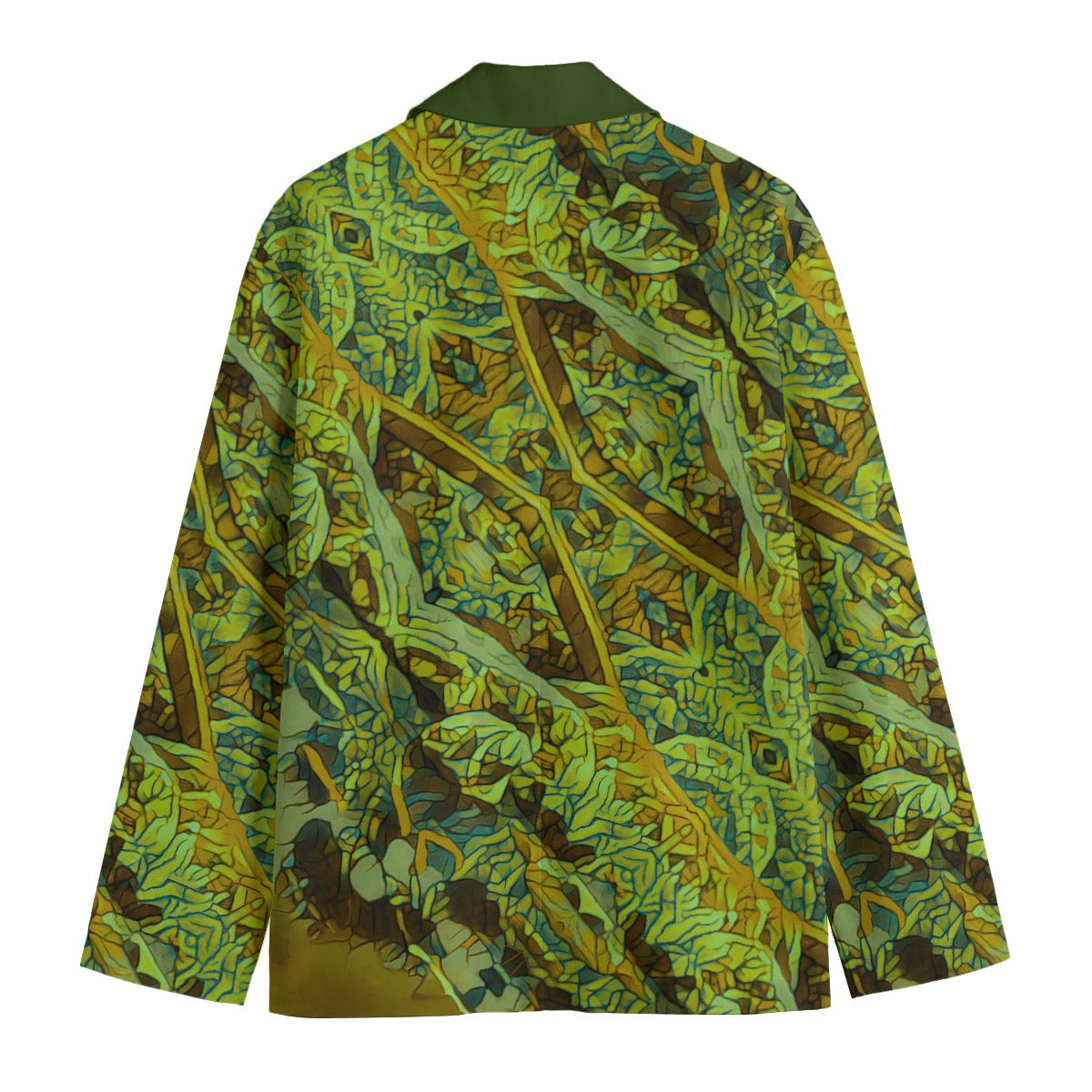 “Nephrite”  Casual Flat Lapel Collar Blazer | 245GSM Cotton