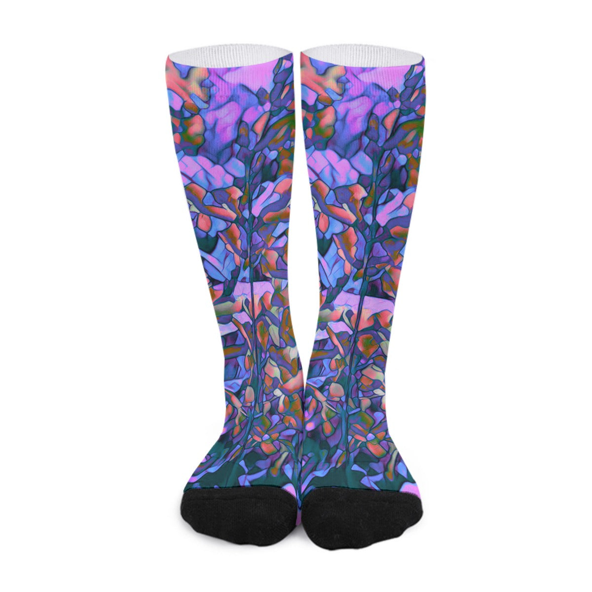 “Purple Canopy” Unisex Long Socks