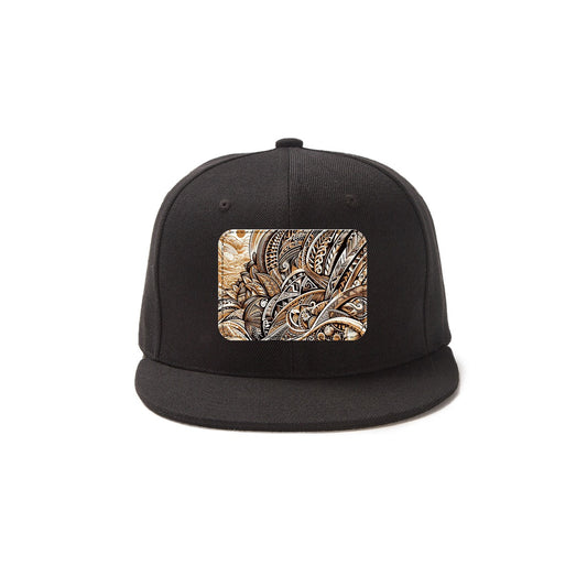Snapback Hat with Metal Buckle