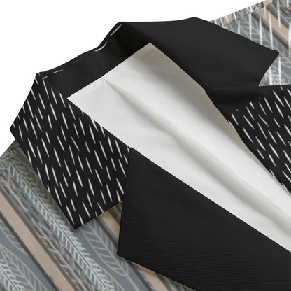 “Rain Coat” Men's Casual Flat Lapel Collar Blazer | 245GSM Cotton