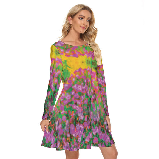 “Festival” Women's Crew Neck Dress