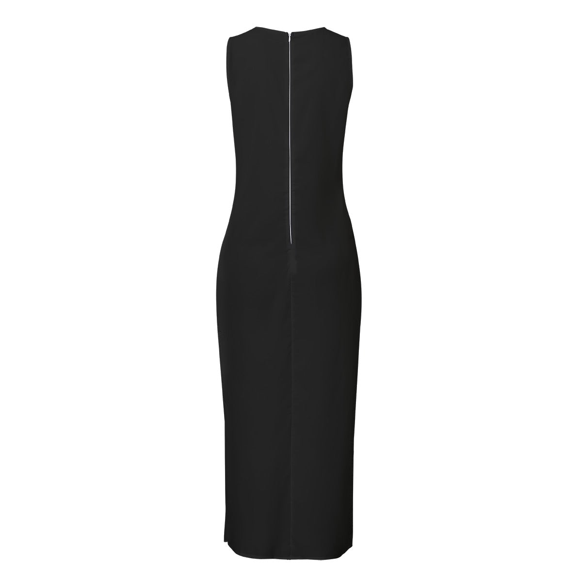 “Blood Moon” Women's Beach Perspective Chiffon Sleeveless Dress