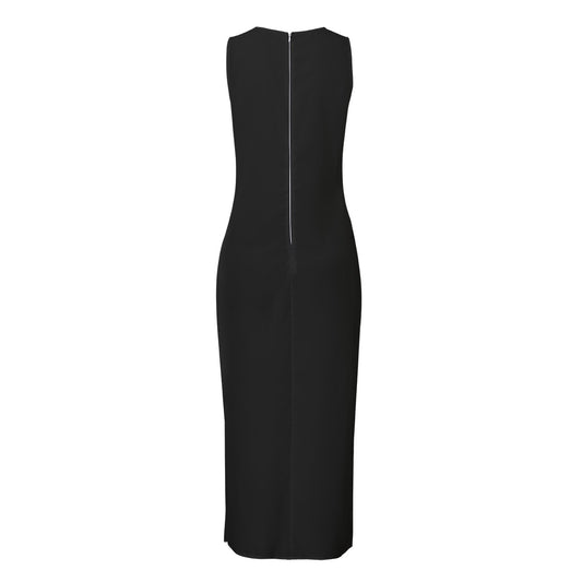 “Blood Moon” Women's Beach Perspective Chiffon Sleeveless Dress