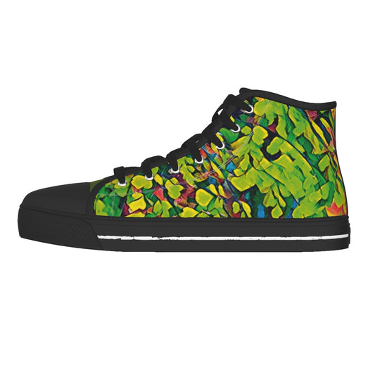 “Fern” Men's Black Sole Canvas Shoes