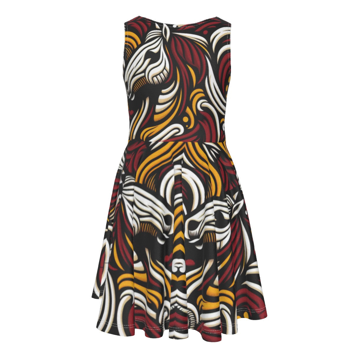 “Bronco” Kid's Sleeveless Vest Dress