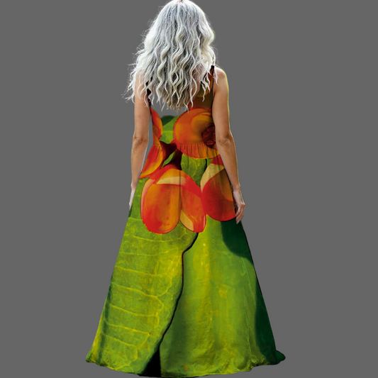 “Crown of Thorns” Women’s Sleeveless Maxi Dress