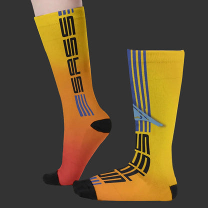 “Oceanic”  Unisex Long Socks