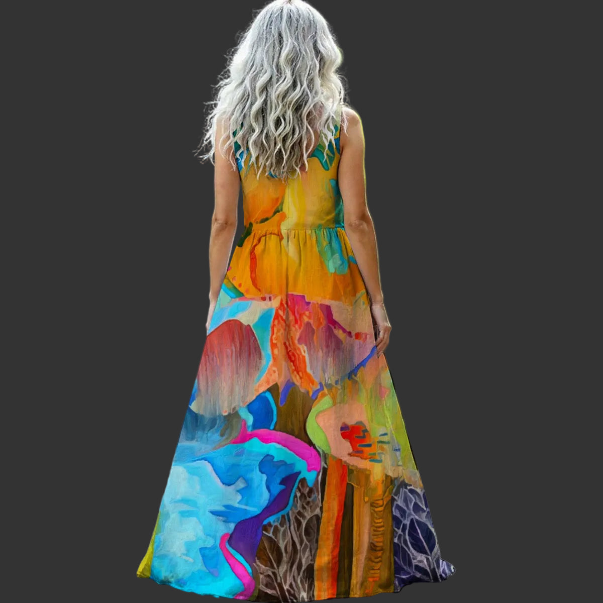 “Feliciano” Women’s Sleeveless Maxi Dress