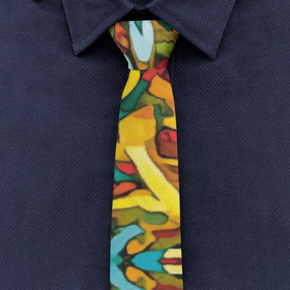 “Rainbow Wisteria” Necktie