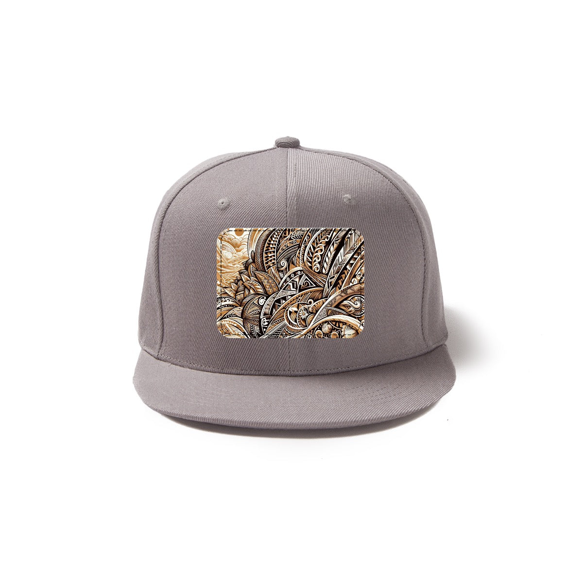 Snapback Hat with Metal Buckle