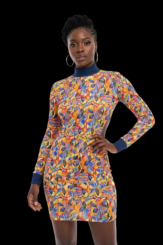 “Florestia” Women's Waist Hollow Hip Dress