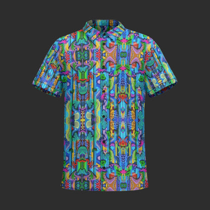 “Labyrinth” Business Collared Shirt|115GSM Cotton poplin
