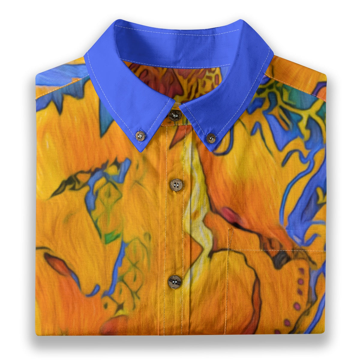 “Summer Soirée” Men's Breathable Cotton Shirt|125GSM