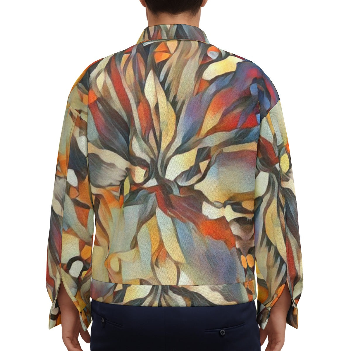 “Outback Hues”  Unisex Lapel Jacket | 245GSM Cotton