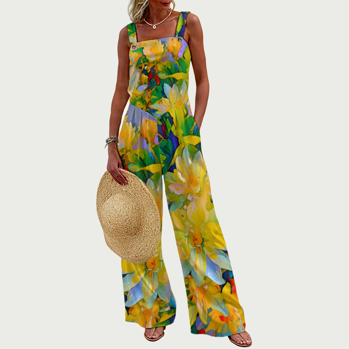 “Summer Daze” Women's Wide-Leg Jumpsuit