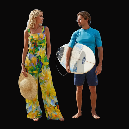 “Summer Daze” Women's Wide-Leg Jumpsuit
