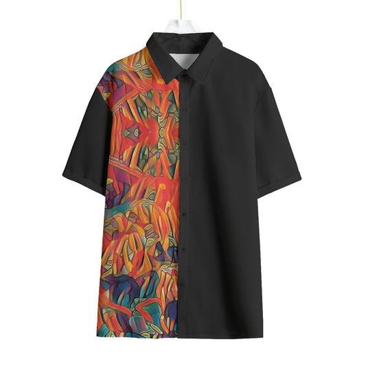 All-Over Print Unisex Shirt With Folding Sleeve
