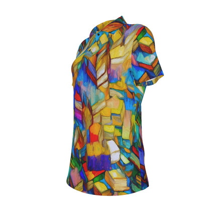 “Colour Block” Women's UV Protection POLO Shirt