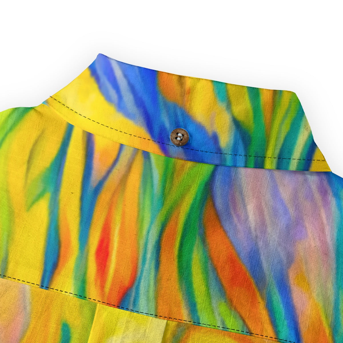 “Iridescence” Men's Casual Lapel Long Sleeve Shirt|125GSM Cotton