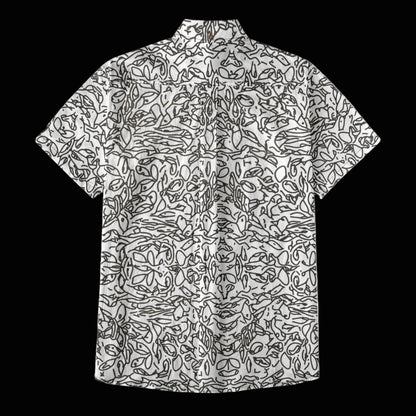 “Doodler” Men's Breathable Cotton Shirt|125GSM