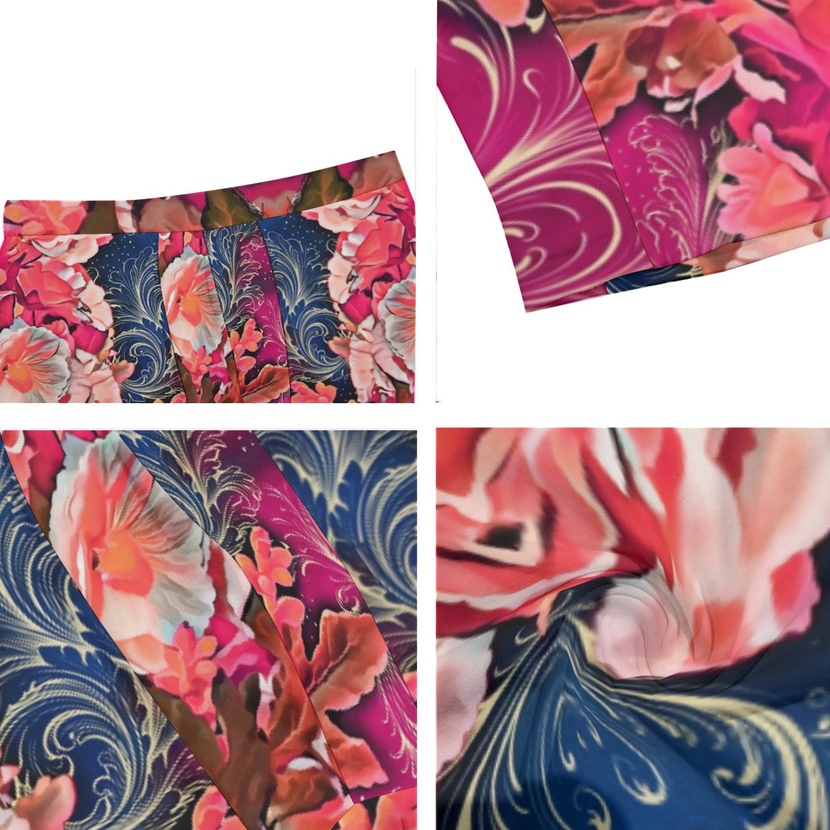 “Celestial Bloom” Men's Long Boxer Briefs