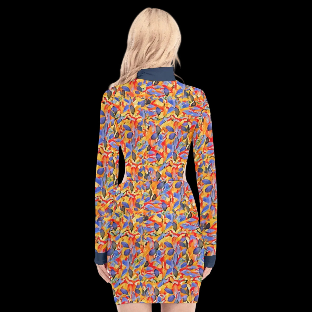“Florestia” Women's Waist Hollow Hip Dress