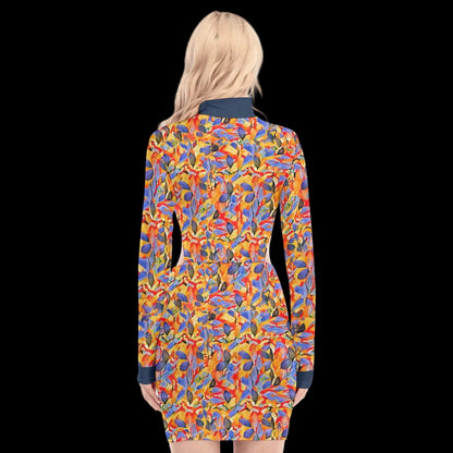 “Florestia” Women's Waist Hollow Hip Dress
