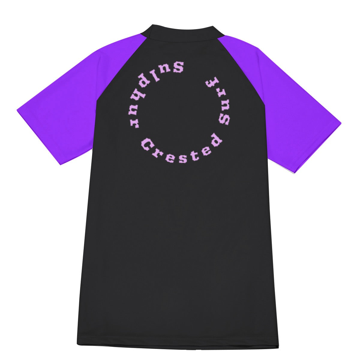 “Sulphur Crested Surf” Men's Tight Surf Clothing With Half Sleeves
