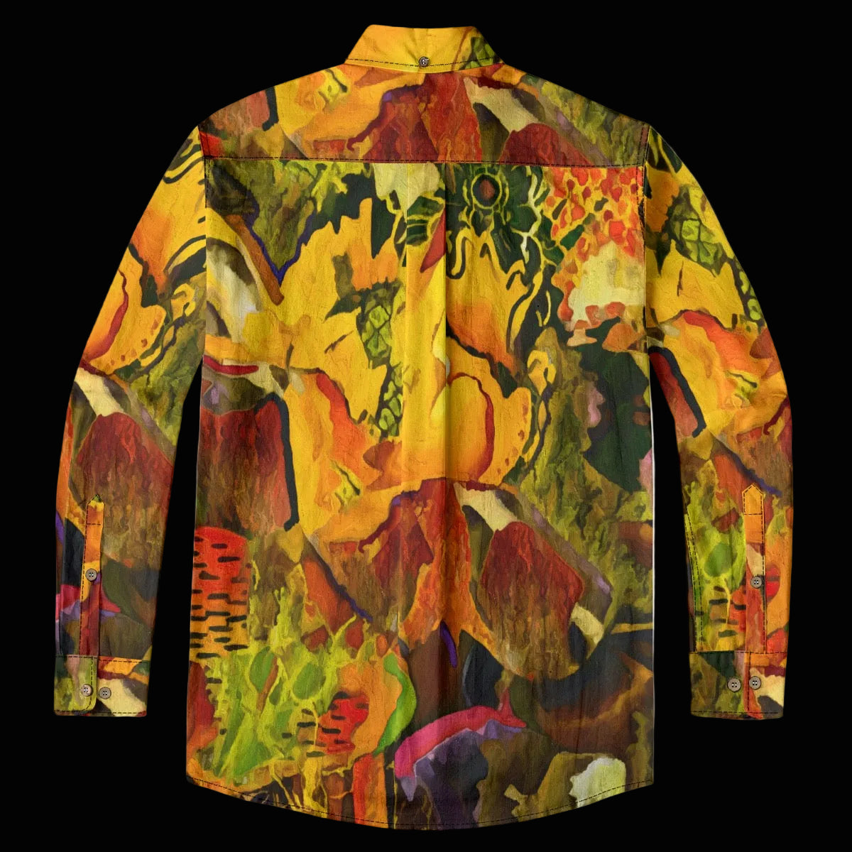 Men's Casual Lapel Long Sleeve Shirt|125GSM Cotton