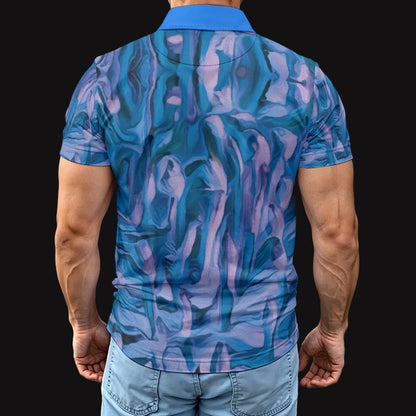 “Evening Paperbark”  Men's Polo Shirt