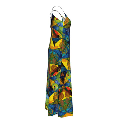 “Ocean Echoes”  Women's Sling Dress