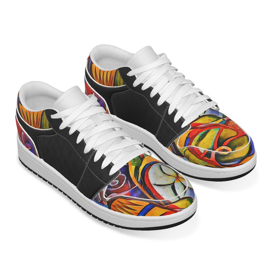 “SASS-E” Men's Low State Leather Stitching Shoes