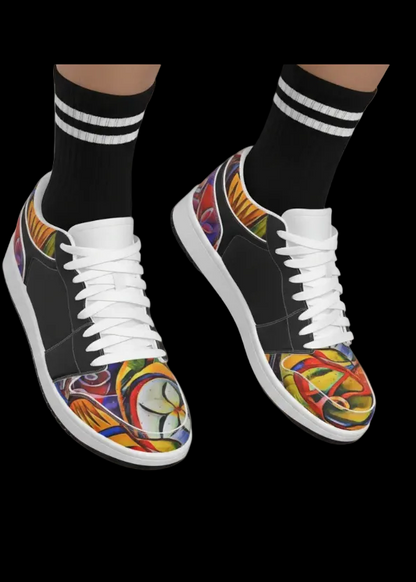 “SASS-E” Men's Low State Leather Stitching Shoes