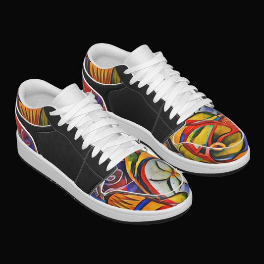 “SASS-E” Men's Low State Leather Stitching Shoes