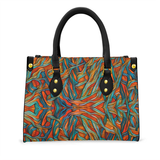 “Outback Breeze” Women's Tote Bag With Black Handle