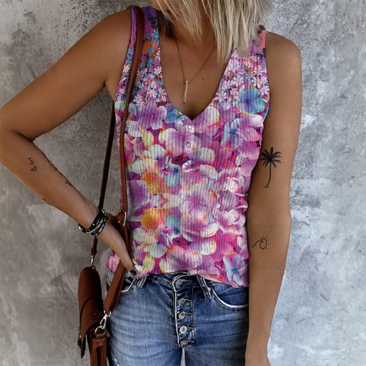 “Flutterby” Women's Button Vest