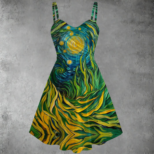 All-over print Women's Spaghetti Strap Dress