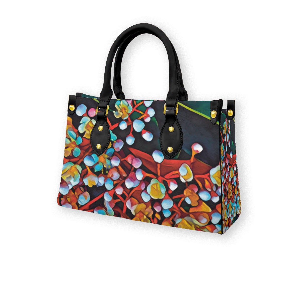 “Photinia” Women's Tote Bag With Black Handle