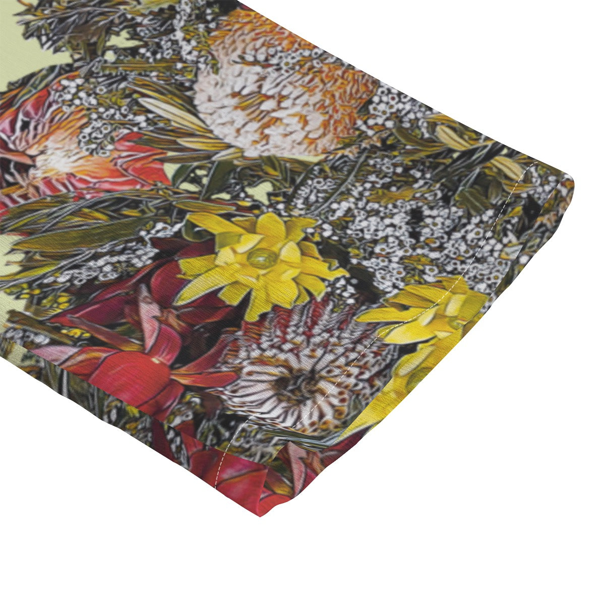 “Australian Native Bouquet” Women's Chiffon Shirt With Elbow Sleeve