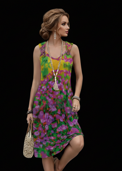 “Festival” Women'S Hoop Suspender Dress