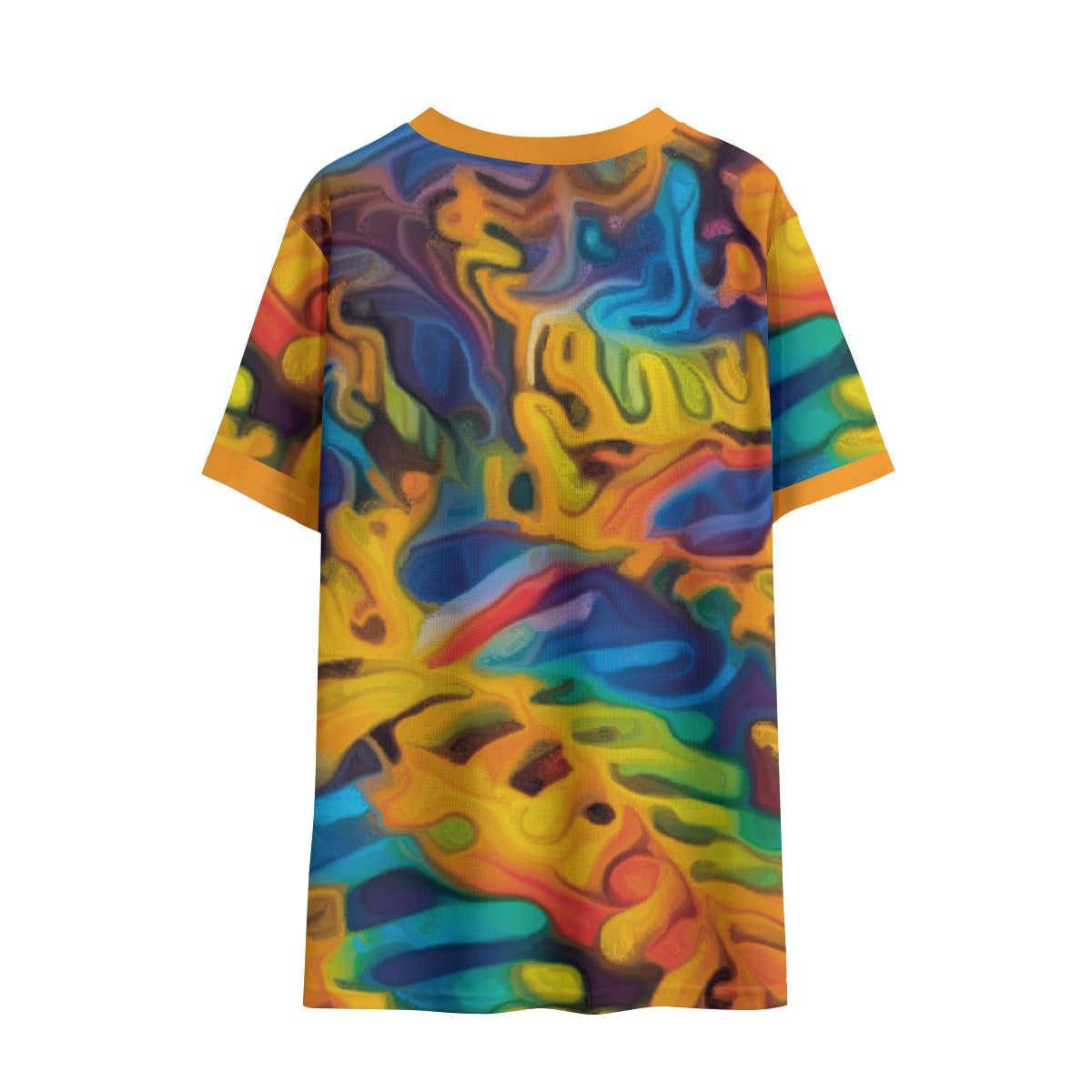 “Rainbow Ferns” Children's Round Neck T-Shirt|145GSM Birdseye