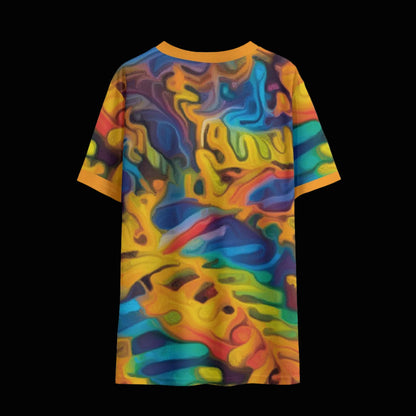 “Rainbow Ferns” Children's Round Neck T-Shirt|145GSM Birdseye