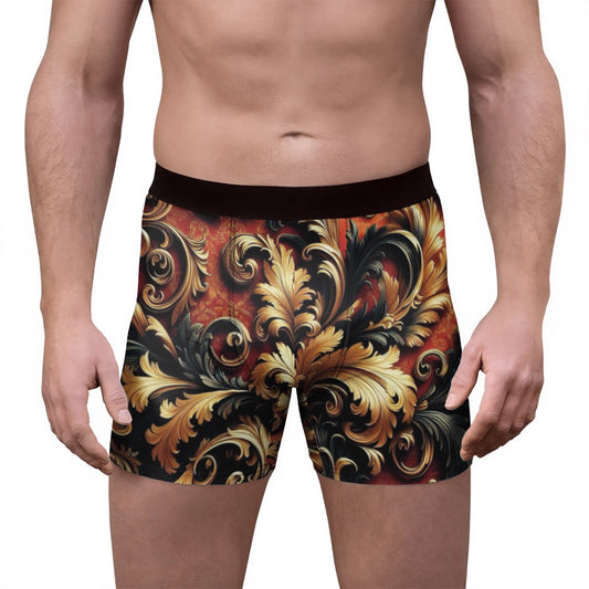 “Baroque” Men's Stretch Boxer Briefs