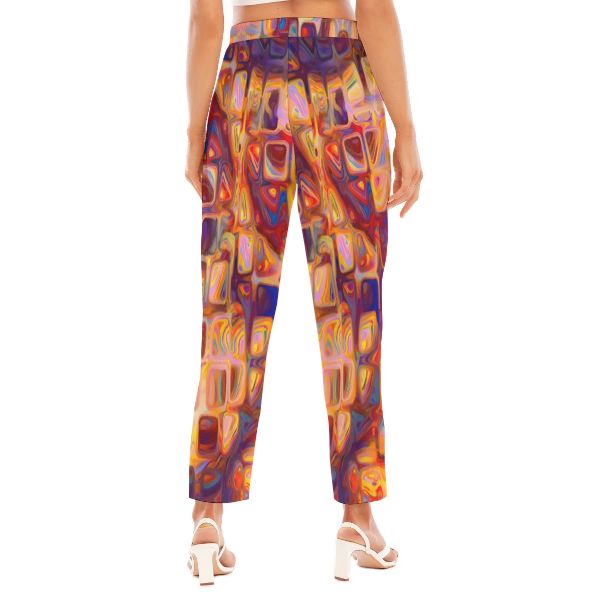 “Gemstones” Women's Loose Straight-leg Pants