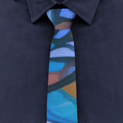 “Tangled Cobalt” Necktie