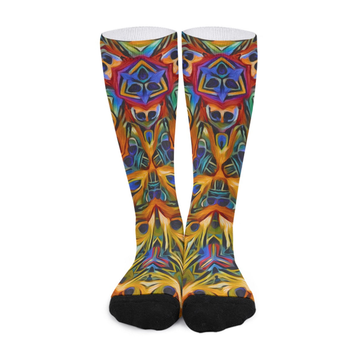 “Exotic Rhythms” Unisex Long Socks